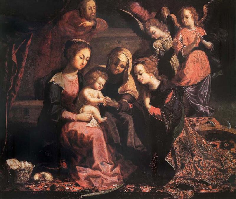 Josefa of Ayala The martimonio mistico of Holy Catalina oil painting image